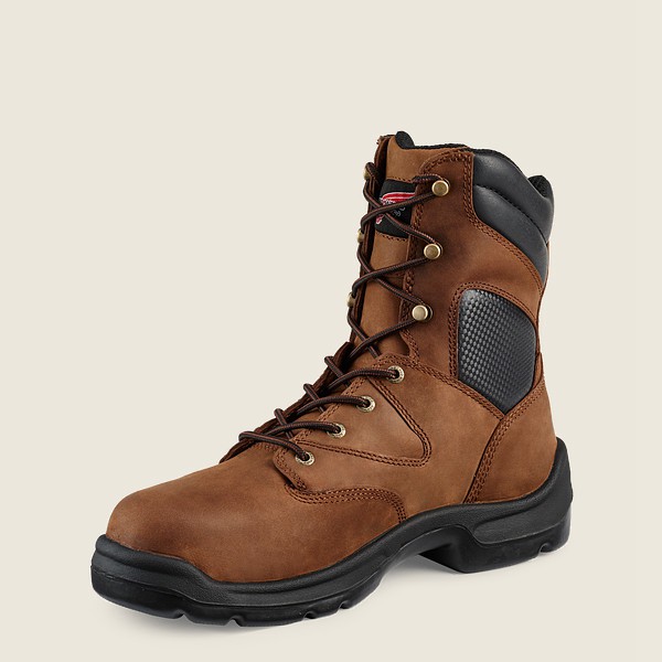 Botas de Seguridad Red Wing Hombre Marrom - Flexbond - 8-Inch Toe Metguard - 416-LAJCMY